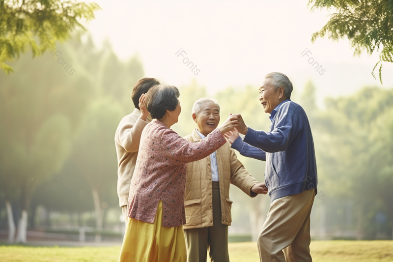 老年人公园跳广场舞户外老年生活,高清,摄影图,摄影图片,图片大全,摄影图免费下载